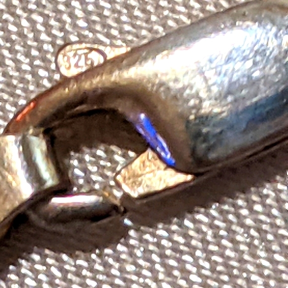 Vintage 925 Sterling Silver Braided 3-Strand Boston Link Chain Bracelet 7.5" - Picture 7 of 10